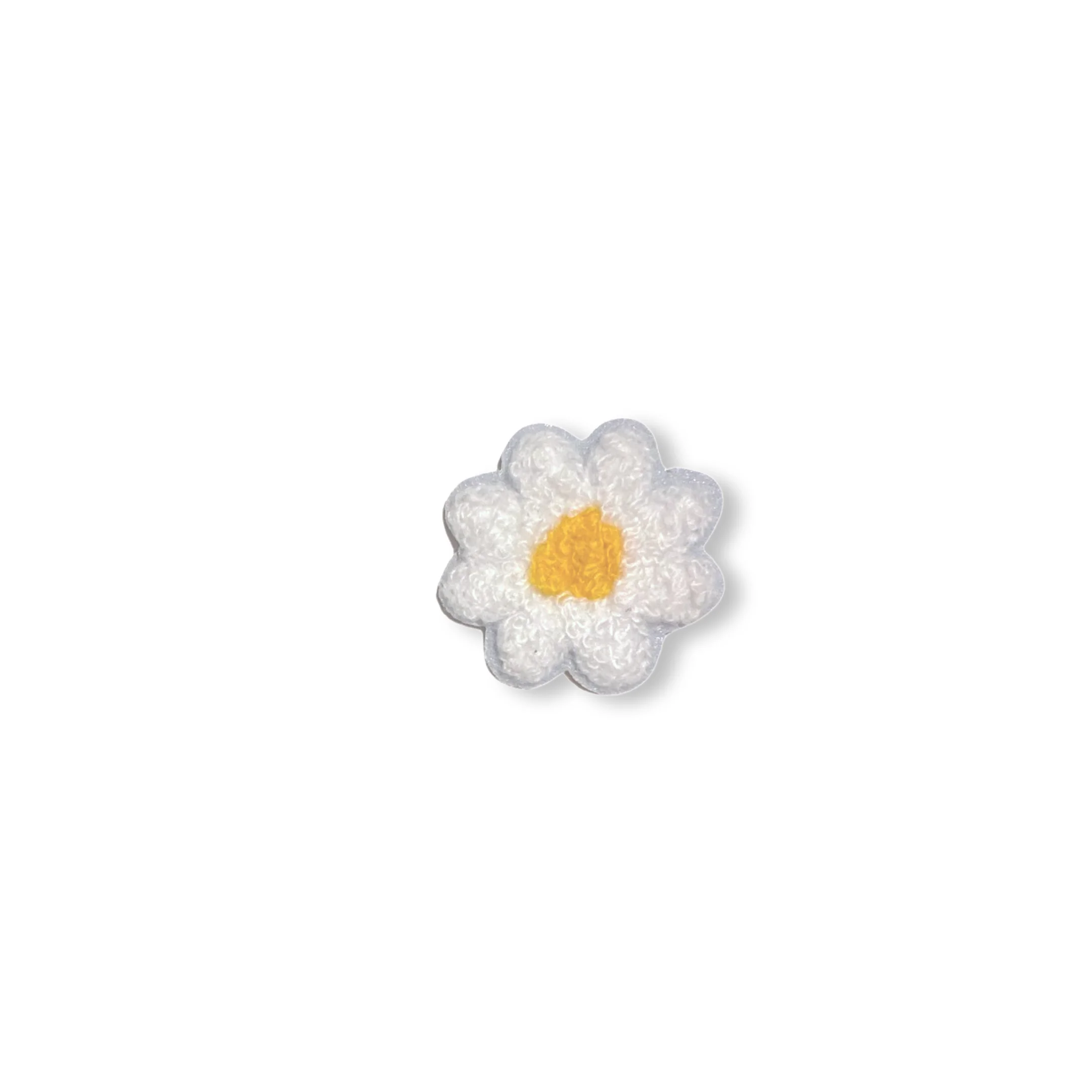 1Stk. Loop-Patch „Blume klein"