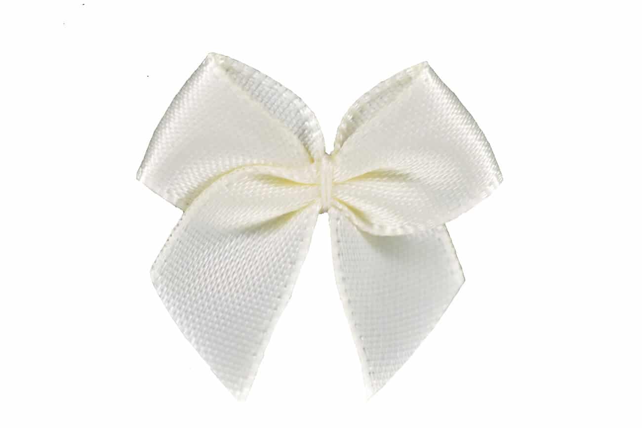 Schleife klein Ivory