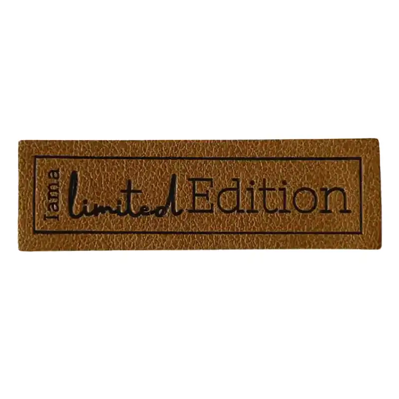 Aufnäher Kunstleder I am a limited edition