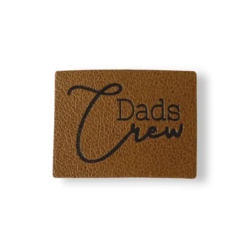 Aufnäher Kunstleder Dads Crew