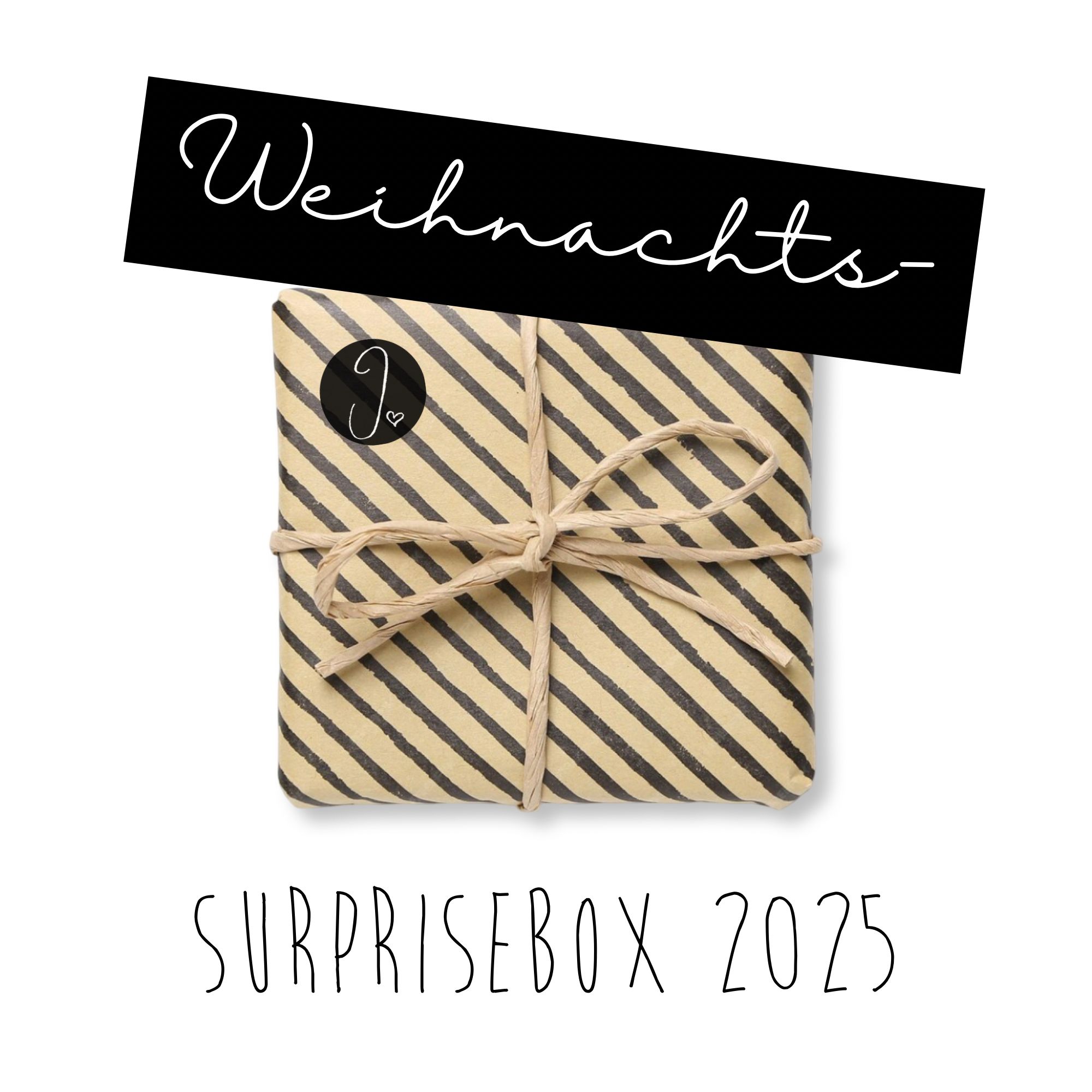 Weihnachts Überraschungsbox Label Set