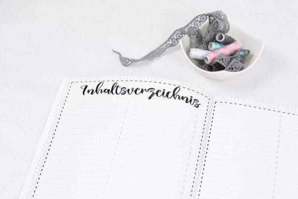 Schnittmuster-Organizer Softcoverbuch – Bild 3