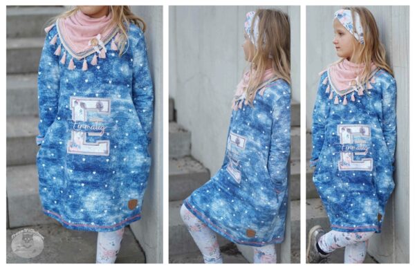 Schnittmuster Oversize-Kleid Marie Gr. 80-176 – Bild 20