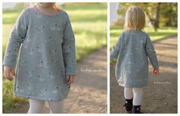 Schnittmuster Oversize-Kleid Marie Gr. 80-176 – Bild 22