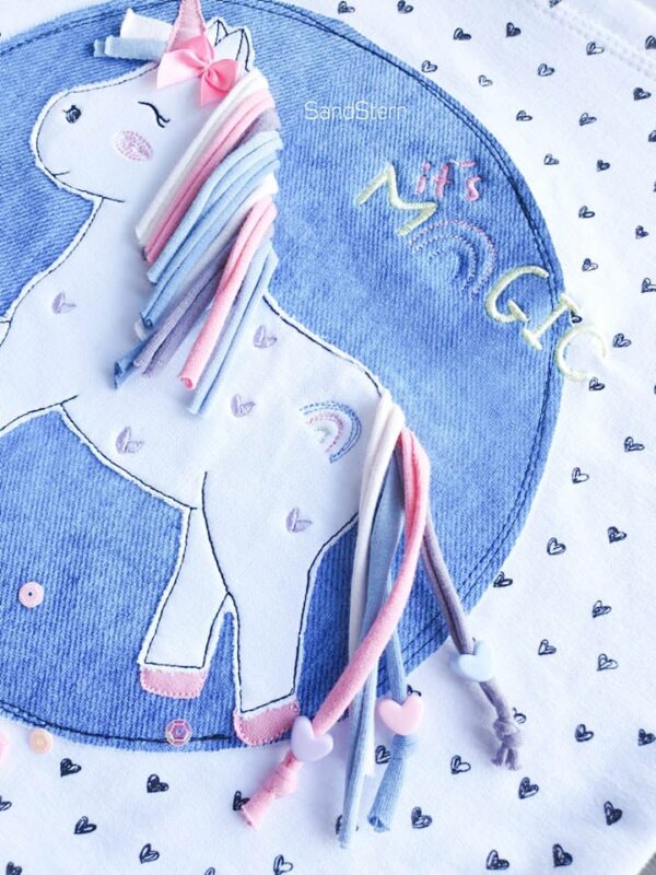 Stickdatei Einhorn Leni – Bild 21