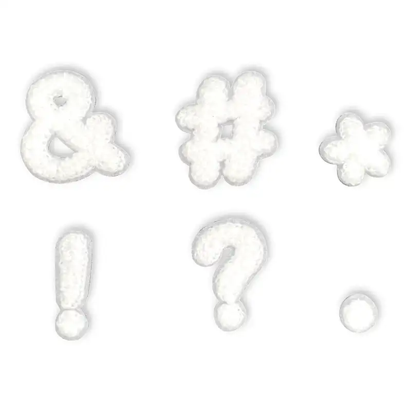 Loop-Patch Satzzeichen Weiß