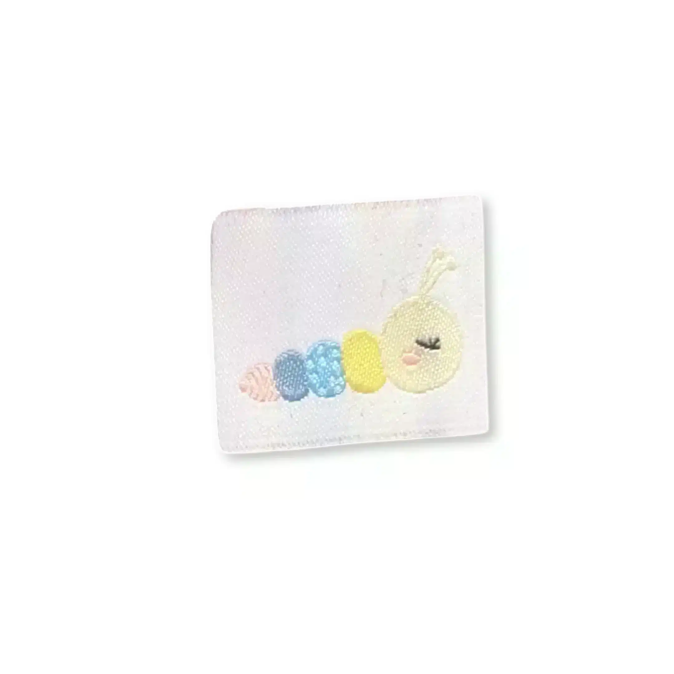 2Stk. Weblabels "Raupe rosa"