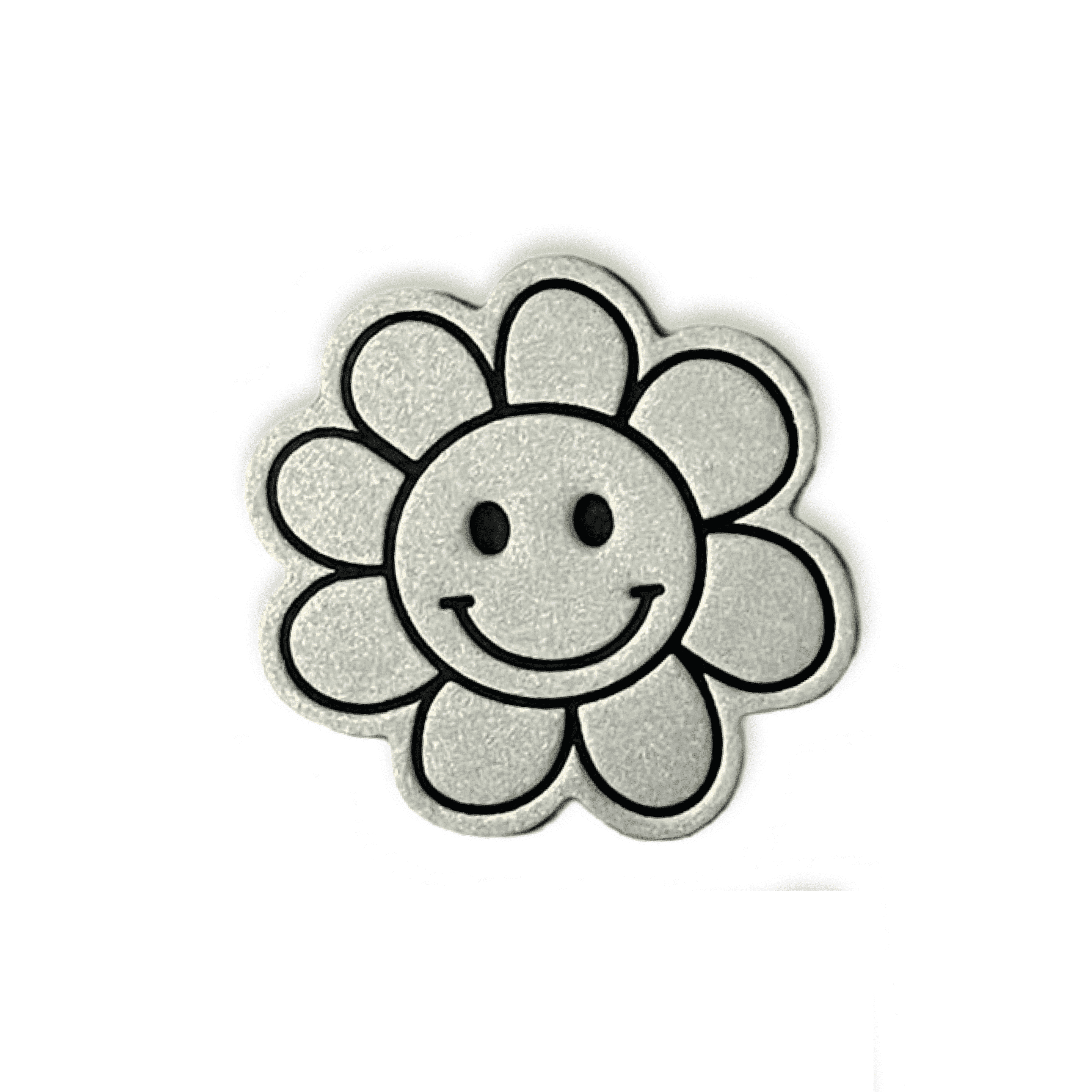Reflektor-Labels "Blumensmiley" 2Stk.