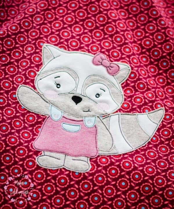 Stickdatei Waschbär Susi – Bild 7