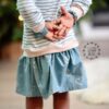 Jersey Stoff Trutru blau - Image 4