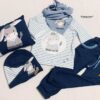 Jersey Stoff Trutru blau - Image 3