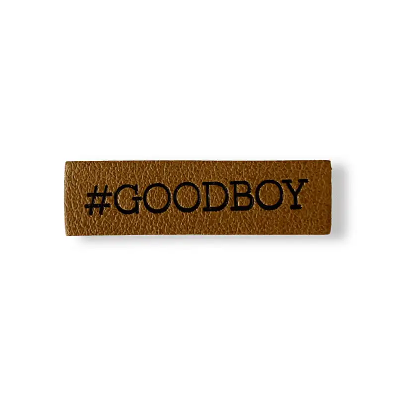 Aufnäher Kunstleder goodboy