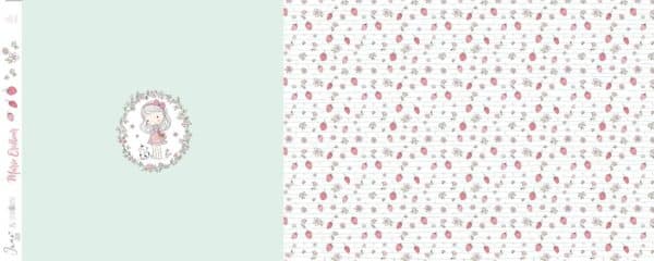 Jersey Stoff Erdbeermarie - Image 2