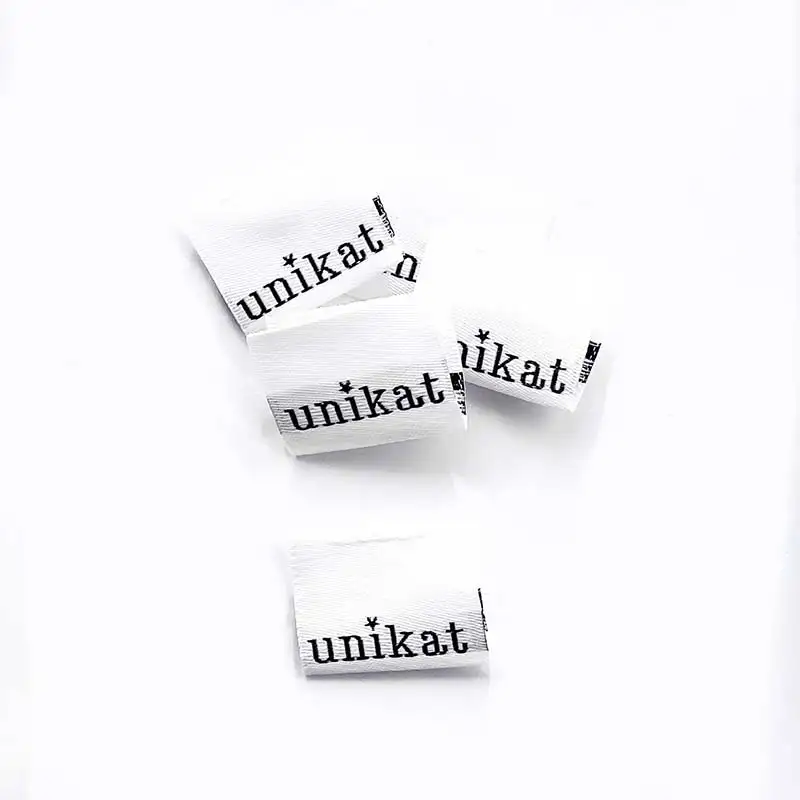 Weblabels mit Aufschrift unikat