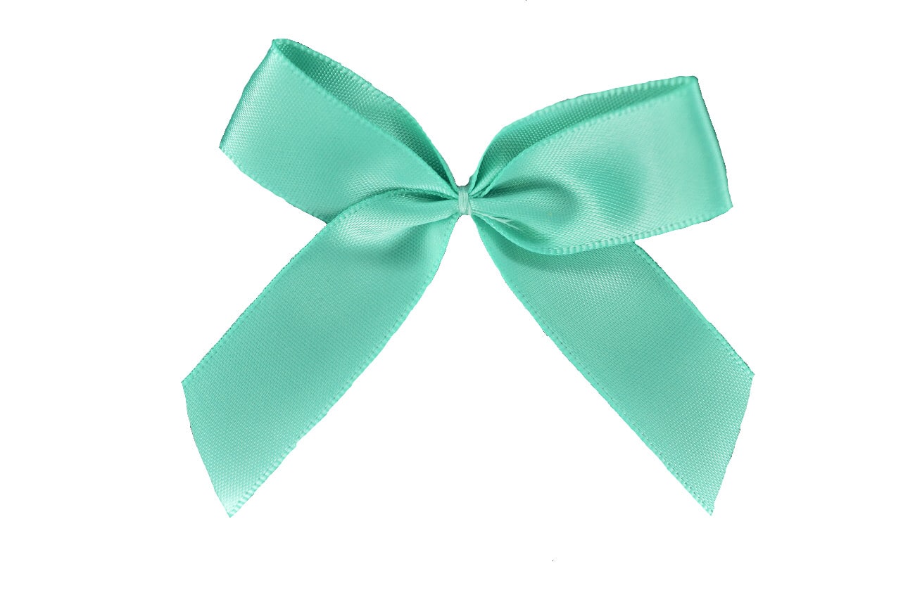 Schleife groß Türkis