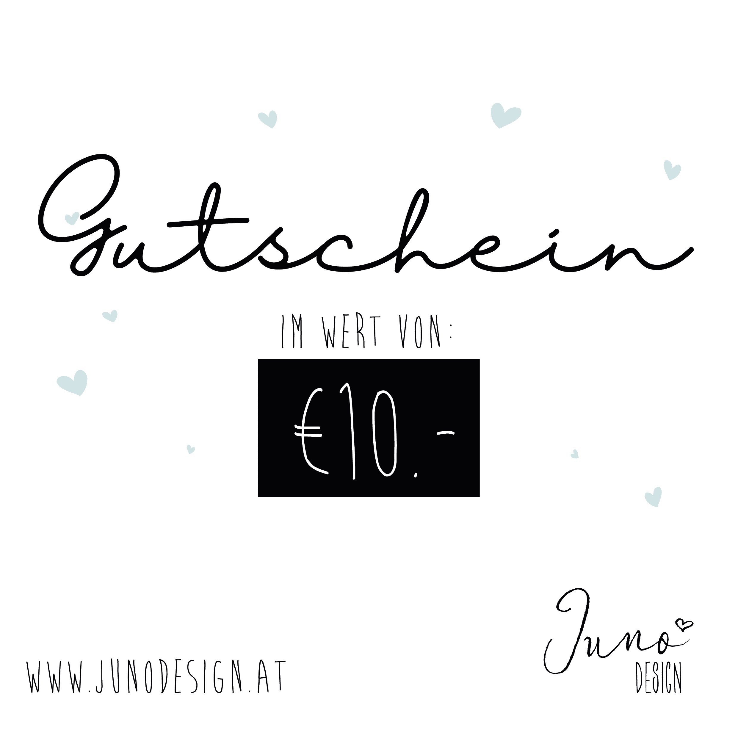 €10.- Geschenkgutschein