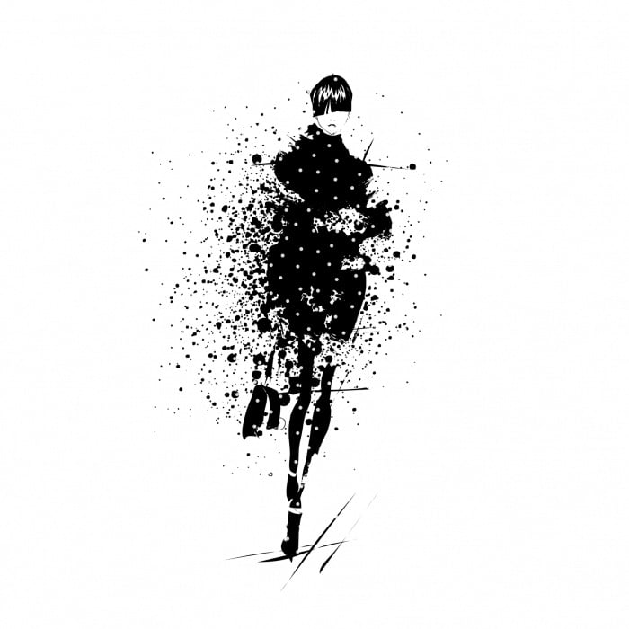 Plotterdatei Fashion Girl