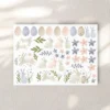 1Bogen Kerzentattoos Oster-Motive watercolor A5 - Image 2